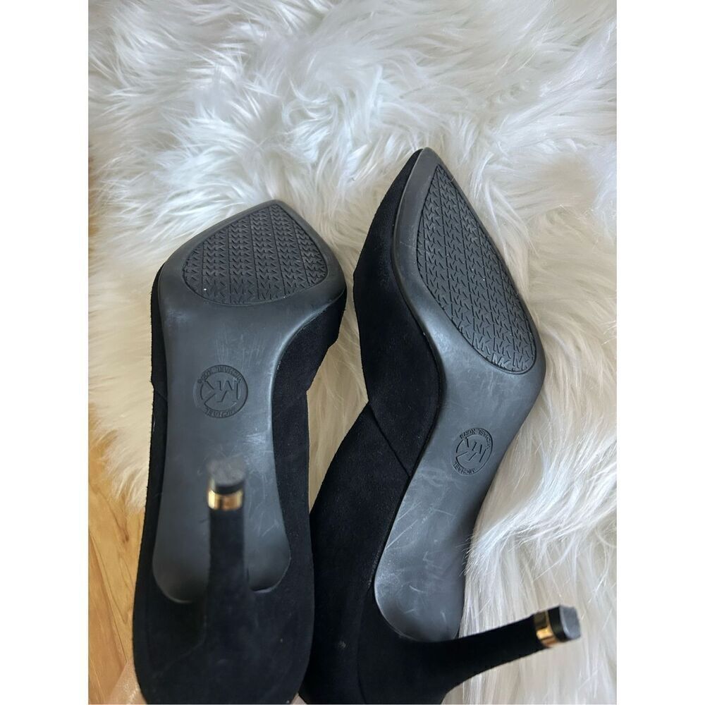 Michael kors black pumps size 7.5 with 3 inch heel - Picture 5 of 8